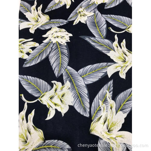 Simple and Atmospheric Cotton Linen Printed Fabric